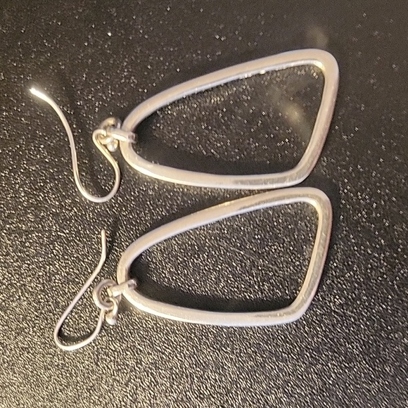 VTG Silpada 925 sterling silver signed geometric earrings! - Picture 10 of 11